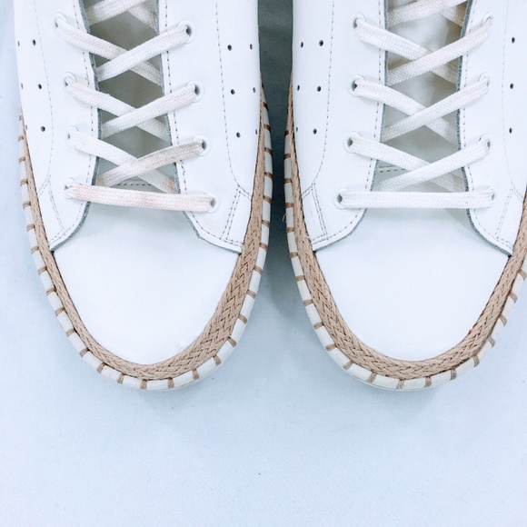 Sam Edelman Womens Sneaker White Leather Espadrille Kavi Sz 10 - Picture 4 of 14